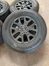 Load image into Gallery viewer, Set of 17&quot; &#39;25 Toyota 4Runner Dark Charcoal OEM Wheels on Yokohama 245/70R17 LT
