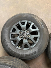 Load image into Gallery viewer, Set of 17&quot; &#39;25 Toyota 4Runner Dark Charcoal OEM Wheels on Yokohama 245/70R17 LT
