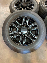 Load image into Gallery viewer, Set of Used &#39;11-&#39;25 GMC Denali 2500 3500 Black 5957 OEM Wheels Only Free Ship LT
