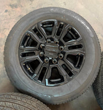 Load image into Gallery viewer, Set of Used &#39;11-&#39;25 GMC Denali 2500 3500 Black 5957 OEM Wheels Only Free Ship LT
