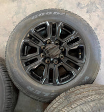 Load image into Gallery viewer, Set of Used &#39;11-&#39;25 GMC Denali 2500 3500 Black 5957 OEM Wheels Only Free Ship LT
