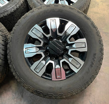 Load image into Gallery viewer, Used Four OEM &#39;11-&#39;24 GMC Sierra 2500 3500 Denali Rims 275/65R20 Goodyear AT LT
