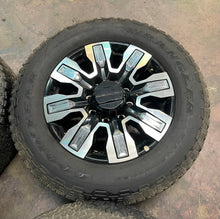 Load image into Gallery viewer, Used Four OEM &#39;11-&#39;24 GMC Sierra 2500 3500 Denali Rims 275/65R20 Goodyear AT LT
