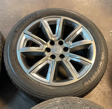 Load image into Gallery viewer, Set of 4 OEM Used 22&quot; &#39;00-&#39;18 GMC Sierra 1500 &amp; Yukon Rims on 285/45R22 Tire LT
