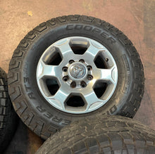 Load image into Gallery viewer, Set of 4 Used OEM 18&quot; &#39;05-&#39;24 RAM 2500 &amp; 3500 Rims 295/70R18 Cooper AT3 Tires LT
