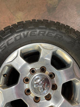 Load image into Gallery viewer, Set of 4 Used OEM 18&quot; &#39;05-&#39;24 RAM 2500 &amp; 3500 Rims 295/70R18 Cooper AT3 Tires LT
