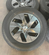 Load image into Gallery viewer, Set of 4 OEM &#39;05-&#39;25 Ford F-150 Lightning Wheels on 275/60R20 Hankook Tires AT2
