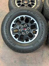 Load image into Gallery viewer, Set of OEM &#39;24-&#39;25 Toyota Tacoma TRD Rims 265/70R17 BFGoodrich Trail Terrain LT
