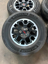Load image into Gallery viewer, Set of OEM &#39;24-&#39;25 Toyota Tacoma TRD 18&quot; Rims on 265/70R18 Michelin LTX Trail LT
