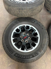 Load image into Gallery viewer, Set of OEM &#39;24-&#39;25 Toyota Tacoma TRD 18&quot; Rims on 265/70R18 Michelin LTX Trail LT
