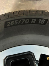 Load image into Gallery viewer, Set of OEM &#39;24-&#39;25 Toyota Tacoma TRD 18&quot; Rims on 265/70R18 Michelin LTX Trail LT
