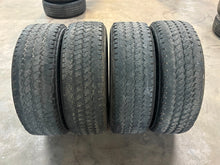 Load image into Gallery viewer, Set of 4 Used OEM &#39;05-&#39;25 Ford F250 F350 Black Rims 275/70R18 Bridgestone AT LT
