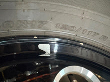 Load image into Gallery viewer, Set of Six Used OEM &#39;19-&#39;25 RAM 3500 Dually 17&quot; Black Wheels 235/80R17 Nexen LT
