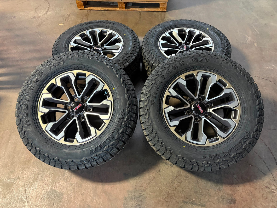 Set of '00-'25 Chevy Silverado 1500 Bronze Rims 275/65R18 Falken Rubitrek A/T01