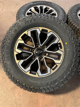 Load image into Gallery viewer, Set of &#39;00-&#39;25 Chevy Silverado 1500 Bronze Rims 275/65R18 Falken Rubitrek A/T01
