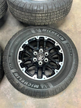 Load image into Gallery viewer, Set of Four OEM Takeoff &#39;22-&#39;25 Toyota Tundra 18&quot; Wheels Michelin 265/70R18 LT
