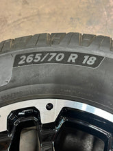 Load image into Gallery viewer, Set of Four OEM Takeoff &#39;22-&#39;25 Toyota Tundra 18&quot; Wheels Michelin 265/70R18 LT
