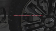 Load and play video in Gallery viewer, Set of 4 Used 20" '05-'26 Ford F250 F350 Platinum Rims 275/65R20 Bridgestone LT
