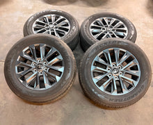 Load image into Gallery viewer, Set of Used '22-'26 Toyota Sequoia 20" Dark Charcoal Rims 265/60R20 Grandtek LT
