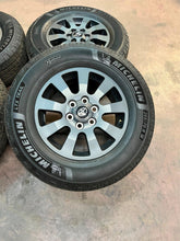 Load image into Gallery viewer, Set of Lightly Used '24-'26 Toyota Land Cruiser Rims 265/70R18 Michelin Tires LT

