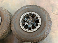 Load image into Gallery viewer, Set of Used 17" '05-'26 Ford F-150 Raptor Beadlock Wheels 37/12.50R17 BFG AT LT
