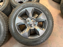 Load image into Gallery viewer, Set of Used '19-'26 RAM 1500 20" Charcoal Wheels 275/55R20 Falken AT3WA Tires LT
