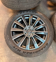 Load image into Gallery viewer, Set of Used 22" '24-'26 Lexus GX550 OEM 10546 Rims on 265/50R22 Dunlop Tires LT
