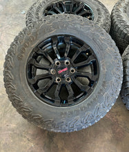 Load image into Gallery viewer, Used Set of 4 18&quot; &#39;00-&#39;24 GMC Sierra 1500 Wheels 275/70R18 Goodyear Territory LT
