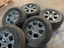 Load image into Gallery viewer, Set of Five Used 17&quot; &#39;21-&#39;24 Ford Bronco Wheels 255/75R17 Bridgestone Tires LT
