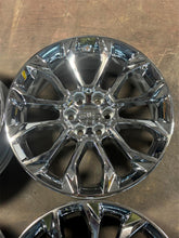 Load image into Gallery viewer, Set of 4 OEM 22x9 '00-'26 GMC Sierra 1500 Yukon Chrome Wheels 84802385 GM 14077
