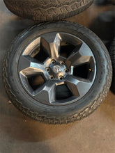 Load image into Gallery viewer, Set of 4 Used 20" '19-'26 Dodge RAM 1500 2675 OEM Rims 275/55R20 Falken AT3WA LT
