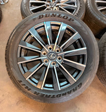 Load image into Gallery viewer, Set of Used 22" '24-'26 Lexus GX550 OEM 10546 Rims on 265/50R22 Dunlop Tires LT
