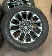 Load image into Gallery viewer, Set of 4 Used '22-'26 OEM Toyota Tundra Limited OEM Wheels 265/60R20 Yokohama LT
