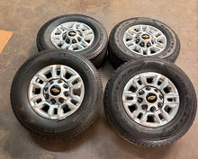 Load image into Gallery viewer, Set of Used 17" '11-'26 Chevrolet Silverado 2500 OEM Wheels on 245/75R17 TiresLT
