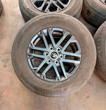 Load image into Gallery viewer, Set of 4 Used Takeoff '22-'26 Toyota Tundra 18" OEM Wheels 265/70R18 Yokohama LT
