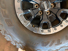 Load image into Gallery viewer, Set of Used 17" '05-'26 Ford F-150 Raptor Beadlock Wheels 37/12.50R17 BFG AT LT
