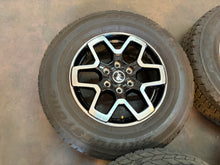 Load image into Gallery viewer, Set of 5 Used OEM '21-'26 Ford Bronco 18" OEM Wheels on 255/70R18 Bridgestone LT
