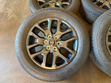 Load image into Gallery viewer, Set of 4 OEM Takeoff 20" Dark Charcoal '22-'26 Toyota Tundra Wheels 265/60R20 LT
