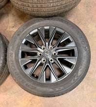 Load image into Gallery viewer, Set of 4 OEM Takeoff '24-'26 Lexus LX600 GX550 20" Wheels on 265/55R20 Dunlop LT
