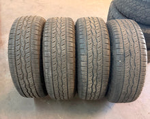 Load image into Gallery viewer, Set of 4 Used '22-'26 Toyota Tundra TRD Black 20" OEM Wheels 265/60R20 Falken LT
