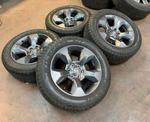 Load image into Gallery viewer, Set of Used '19-'26 RAM 1500 20" Charcoal Wheels 275/55R20 Falken AT3WA Tires LT
