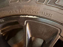 Load image into Gallery viewer, Set of 4 Used '22-'26 Toyota Tundra TRD Black 20" OEM Wheels 265/60R20 Falken LT
