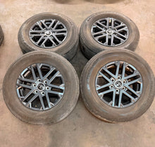 Load image into Gallery viewer, Set of 4 Used Takeoff '22-'26 Toyota Tundra 18" OEM Wheels 265/70R18 Yokohama LT
