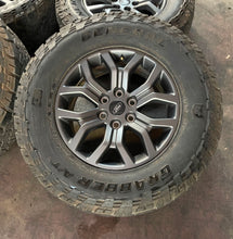 Load image into Gallery viewer, Set of Used 18&quot; &#39;05-&#39;24 Ford F150 Rims on 275/70R18 General Grabber AT Tires LT
