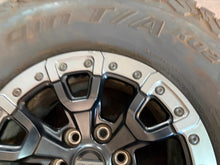 Load image into Gallery viewer, Set of Used 17" '05-'26 Ford F-150 Raptor Beadlock Wheels 37/12.50R17 BFG AT LT
