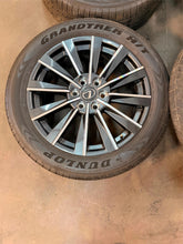 Load image into Gallery viewer, Set of Four OEM Used '24-'26 Lexus GX550 Luxury+ Rims 265/50R22 Dunlop Tires LT

