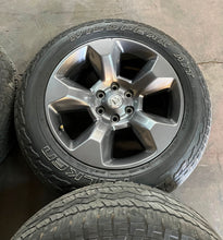 Load image into Gallery viewer, Set of 4 Used 20" '19-'26 Dodge RAM 1500 OEM Rims 2675 275/55R20 Falken AT3WA LT
