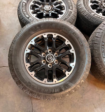 Load image into Gallery viewer, Set of 18" Used OE '22-'26 Toyota Tundra Wheels 265/70R18 Michelin LTX Trail LT
