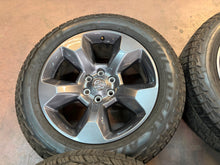 Load image into Gallery viewer, Set of Used '19-'26 RAM 1500 20" Charcoal Wheels 275/55R20 Falken AT3WA Tires LT
