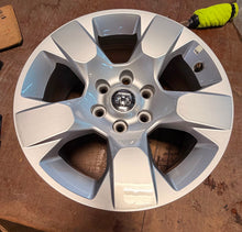 Load image into Gallery viewer, Single OEM Takeoff '19-'26 RAM 1500 18" Silver Wheel 2669 5YD45LS1AA Ships Free
